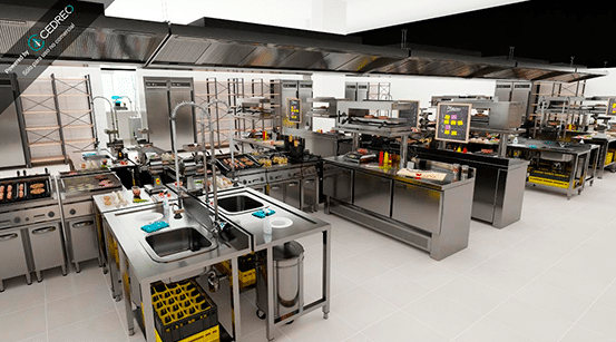 dark kitchen sevilla plano booh food